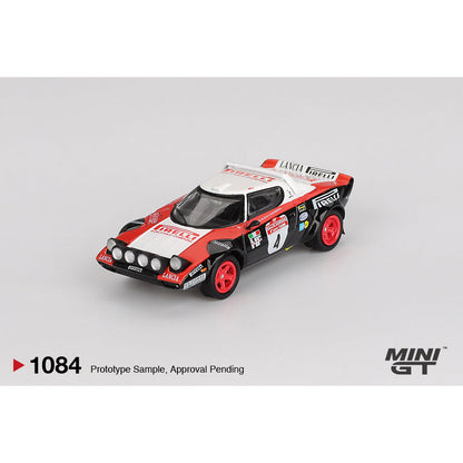 [Bán lượt mua trước] Sắp ra mắt tháng 11 2025 Mô hình xeMini GT 1:64 Lancia Stratos 1978 Rally Sanremo Winner MGT01084