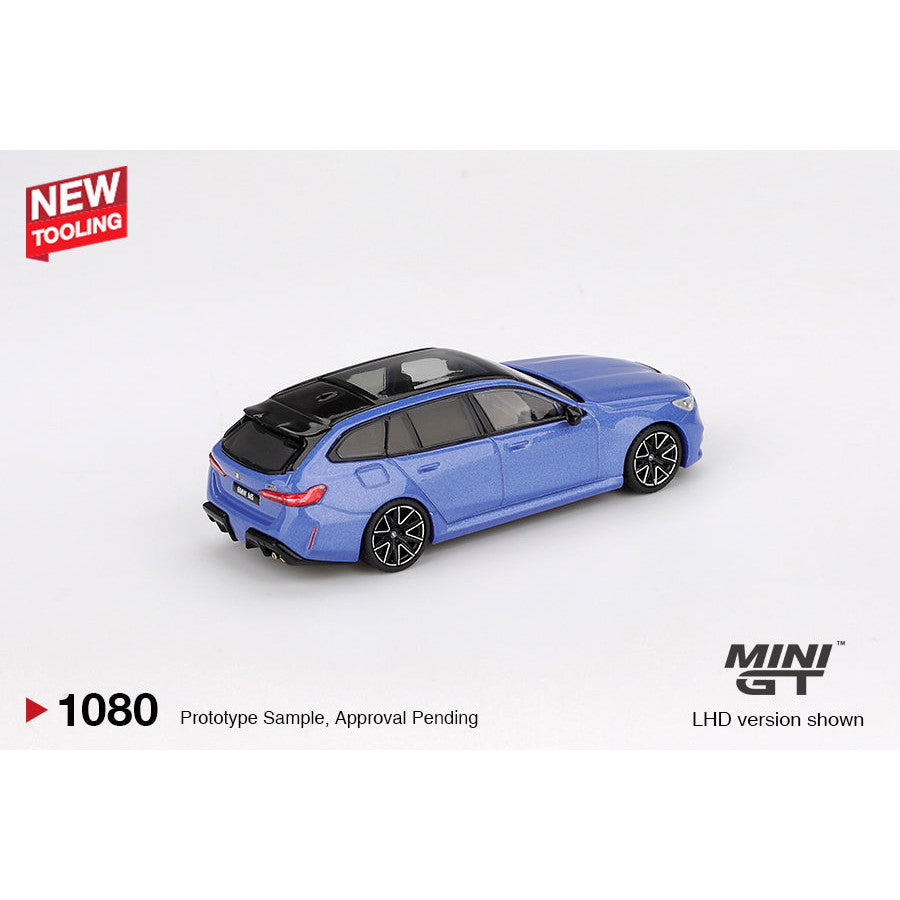 [Bán lượt mua trước] Sắp ra mắt tháng 11 2025 Mô hình xe MINI GT 1/64 BMW M5 TOURING G99 MARINA BAY BLUE MGT01080