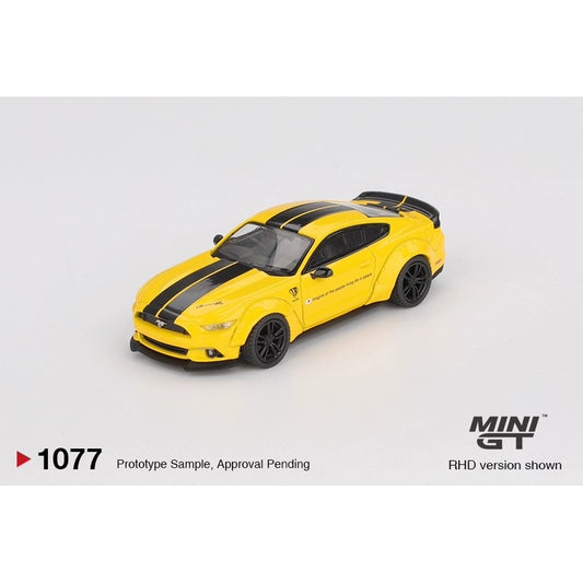 [Bán lượt mua trước] Sắp ra mắt tháng 11 2025 Mô hình xe MINI GT 1/64 LB-WORKS FORD MUSTANG TRIPLE YELLOW MGT01077