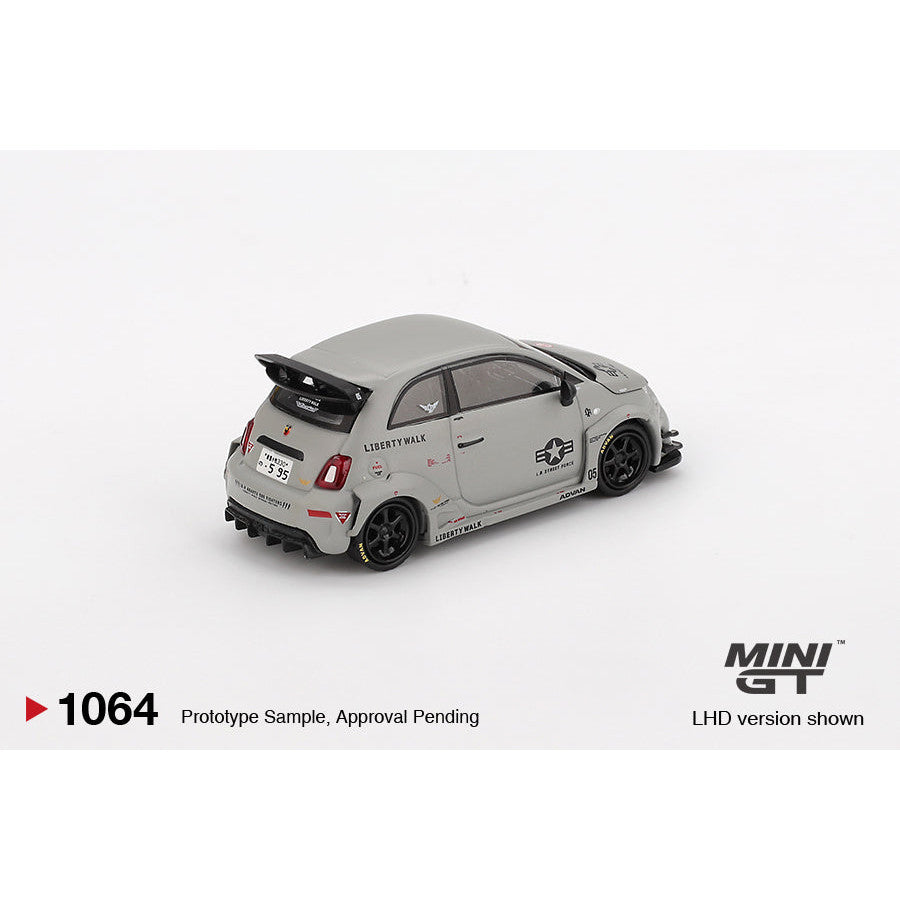 [Mocus bán lượt mua trước] Dự kiến 09/2025 Mô hình xe Mini GT 1:64 Abarth-595-LB-WORKS-x-Abas-Works 
Fighters - MGT01064
