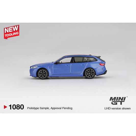 [Bán lượt mua trước] Sắp ra mắt tháng 11 2025 Mô hình xe MINI GT 1/64 BMW M5 TOURING G99 MARINA BAY BLUE MGT01080