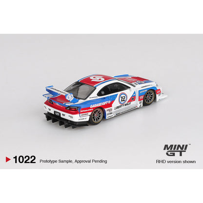 [Bán lượt mua trước] Sắp ra mắt tháng 11 2025 Mô hình xe Mini GT 1:64 Nissan LB S15 SILVIA GARASIDRIFT LBWK MGT01022