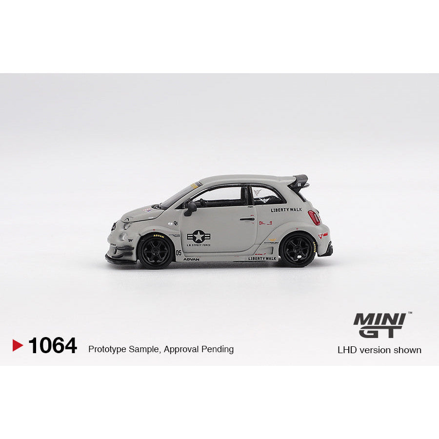 [Mocus bán lượt mua trước] Dự kiến 09/2025 Mô hình xe Mini GT 1:64 Abarth-595-LB-WORKS-x-Abas-Works 
Fighters - MGT01064