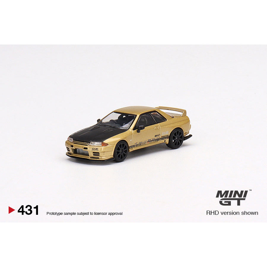 [HÀNG CÓ SẴN] Mô hình xe Mini GT 1:64 Top Secret Nissan Skyline GT-R VR32 Top Secret Gold Japan Exclusive MGT00431