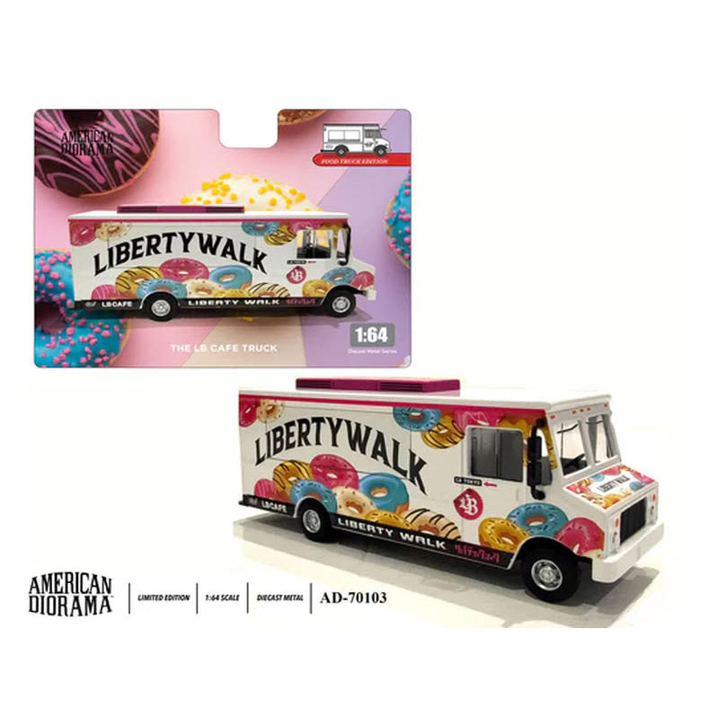 [HÀNG CÓ SẴN] Mô hình nhân vật American Diorama 1:64 Food Truck series LB Cafe AD-70103