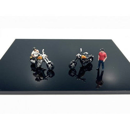[HÀNG CÓ SẴN] Mô hình nhân vật American Diorama 1:64 Motomania 7 Chopper Biker AD-76520MJ