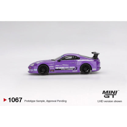 [HÀNG CÓ SẴN] Mô hình xe Mini GT 1:64 Toyota Supra (A80) Top Secret GT-300 Top Secret Purple MGT01067