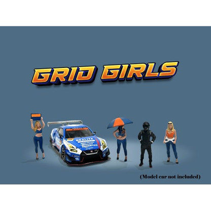 [HÀNG CÓ SẴN] Mô hình nhân vật American Diorama 1:64 Grid Girls AD-2406MJ
