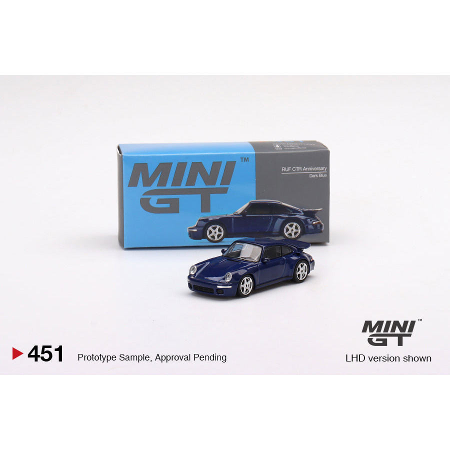 [HÀNG CÓ SẴN] Mô hình xe Mini GT 1:64 RUF CTR Anniversary Dark Blue LHD MGT00451
