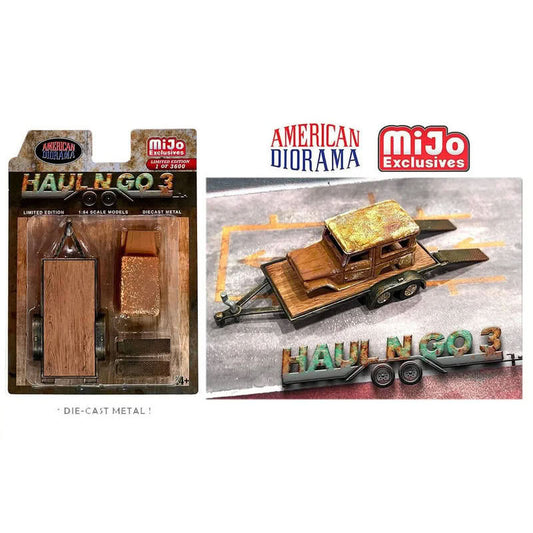[HÀNG CÓ SẴN] Mô hình nhân vật American Diorama 1:64 Haul N Go 3 AD76522-3D