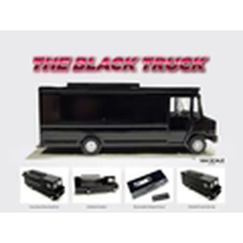 [HÀNG CÓ SẴN] Mô hình nhân vật American Diorama 1:64 Food Truck series – The Black Truck AD-70201