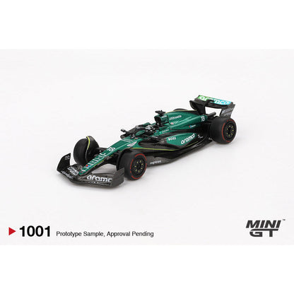 [HÀNG CÓ SẴN] Mô hình xe Mini GT 1:64 Aston Martin AMR24 #18 Lance Stroll 2024 F1 2024 Bahrain GP MGT01001