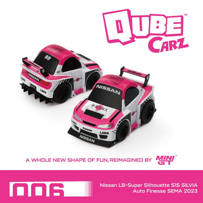 [HÀNG CÓ SẴN] Mô hình xe Mini GT 1:64 Nissan LB-Super Silhouette S15 SILVIA Auto Finesse SEMA 2023 QZ00502