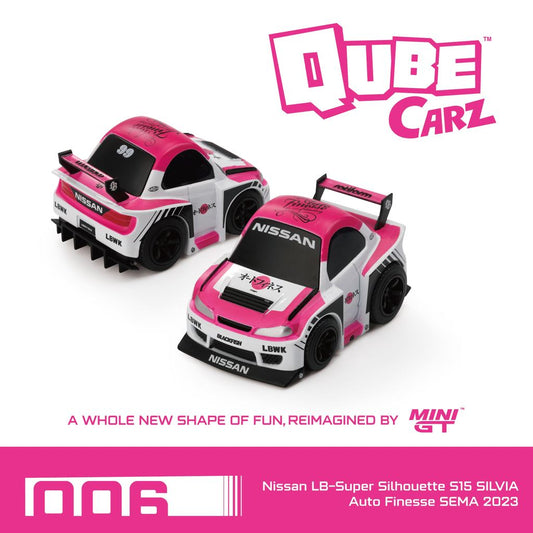 [HÀNG CÓ SẴN] Mô hình xe Mini GT 1:64 Nissan LB-Super Silhouette S15 SILVIA Auto Finesse SEMA 2023 QZ00502