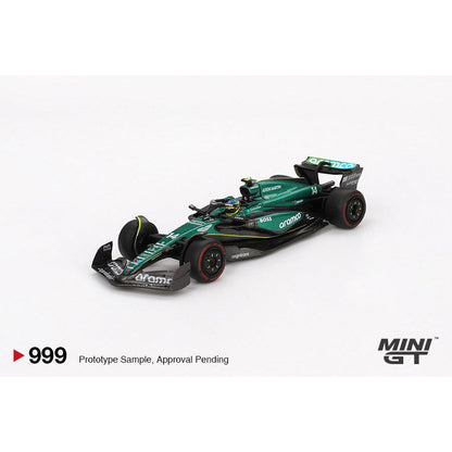 [HÀNG CÓ SẴN] Mô hình xe Mini GT 1:64 Aston Martin AMR24 #14 Fernando Alonso 2024 F1 2024 Bahrain GP MGT00999