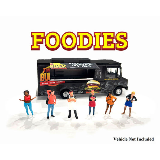 [HÀNG CÓ SẴN] Mô hình nhân vật American Diorama 1:64 Figure Set: Foodies AD-64531MJ