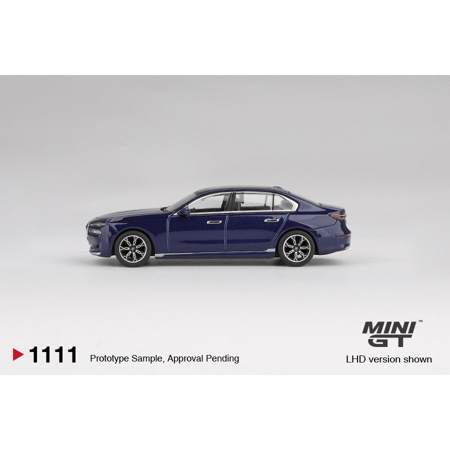 [Mocus Bán lượt mua trước] Sắp ra mắt tháng 12 2025 Mô hình xe Mini GT 1:64 BMW I7 Xdrive 60 MGT01111