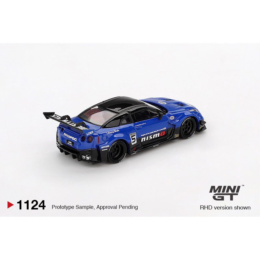 [Mocus Bán lượt mua trước] Sắp ra mắt tháng 11 2025 Mô hình xe Mini GT 1:64 Nissan Gtr R35 Thân Rộng Bóng GTR MGT01124