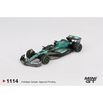 [Mocus Bán lượt mua trước] Sắp ra mắt tháng 12 2025 Mô hình xe Mini GT 1:64 Aston Martin F1 Amr24  #1113 #1114