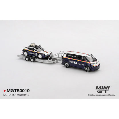 [Mocus Bán lượt mua trước] Sắp ra mắt tháng 12 2025 Mô hình xe Mini GT 1:64 Volkswagen BUZZ Porsche 911 Dakar MGTS0019