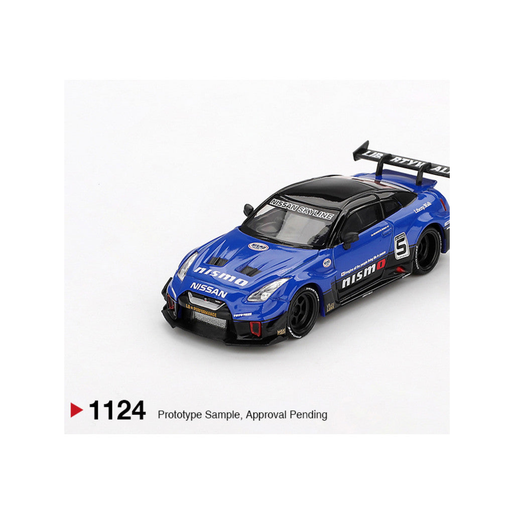 [Mocus Bán lượt mua trước] Sắp ra mắt tháng 11 2025 Mô hình xe Mini GT 1:64 Nissan Gtr R35 Thân Rộng Bóng GTR MGT01124