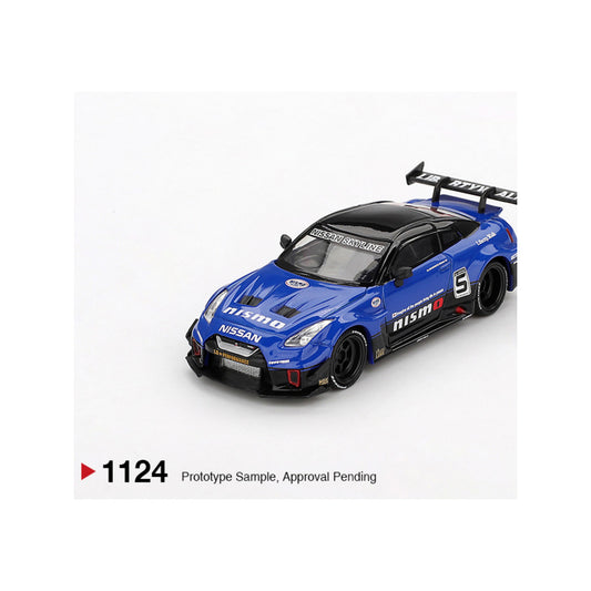[Mocus Bán lượt mua trước] Sắp ra mắt tháng 11 2025 Mô hình xe Mini GT 1:64 Nissan Gtr R35 Thân Rộng Bóng GTR MGT01124