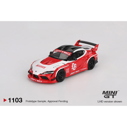 [Mocus Bán lượt mua trước] Sắp ra mắt tháng 12 2025 Mô hình xe Mini GT 1:64 Toyota TOYOTA Gr Supra Subaru LB  MGT01103