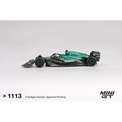[Mocus Bán lượt mua trước] Sắp ra mắt tháng 12 2025 Mô hình xe Mini GT 1:64 Aston Martin F1 Amr24  #1113 #1114