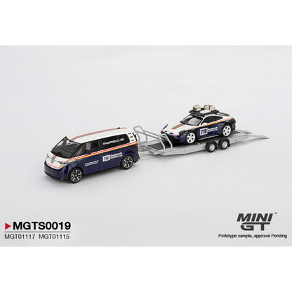 [Mocus Bán lượt mua trước] Sắp ra mắt tháng 12 2025 Mô hình xe Mini GT 1:64 Volkswagen BUZZ Porsche 911 Dakar MGTS0019