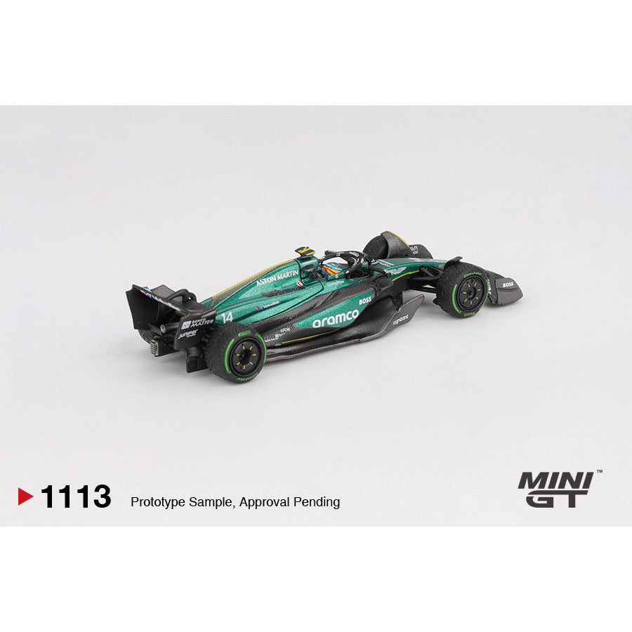 [Mocus Bán lượt mua trước] Sắp ra mắt tháng 12 2025 Mô hình xe Mini GT 1:64 Aston Martin F1 Amr24  #1113 #1114