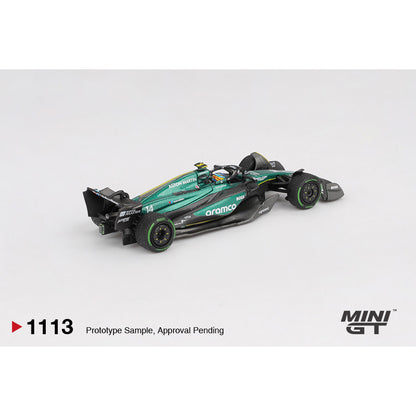 [Mocus Bán lượt mua trước] Sắp ra mắt tháng 12 2025 Mô hình xe Mini GT 1:64 Aston Martin F1 Amr24  #1113 #1114