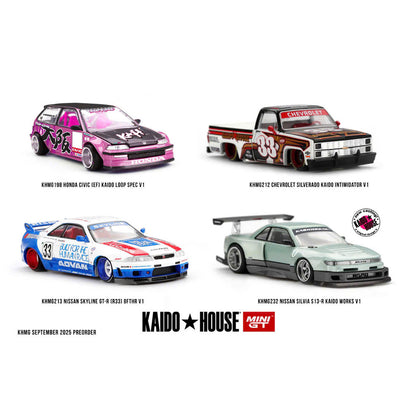 [Mocus Bán lượt mua trước] Sắp ra mắt tháng 12/2025 Mô Hình Xe Mini GT x Kaido House 1:64 Honda Civic KHMG198