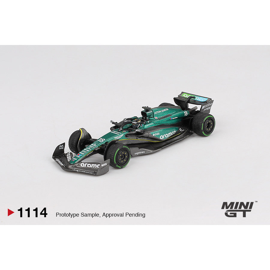 [Mocus Bán lượt mua trước] Sắp ra mắt tháng 12 2025 Mô hình xe Mini GT 1:64 Aston Martin F1 Amr24  #1113 #1114