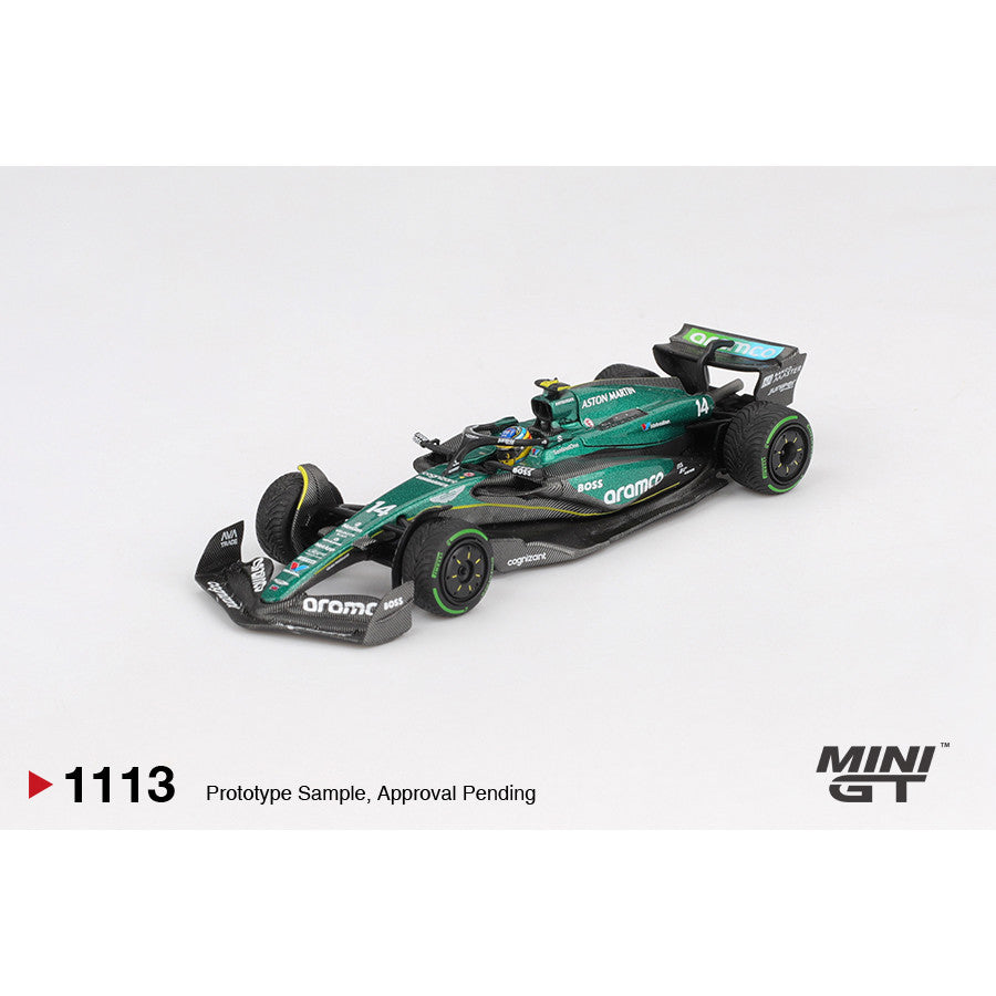 [Mocus Bán lượt mua trước] Sắp ra mắt tháng 12 2025 Mô hình xe Mini GT 1:64 Aston Martin F1 Amr24  #1113 #1114