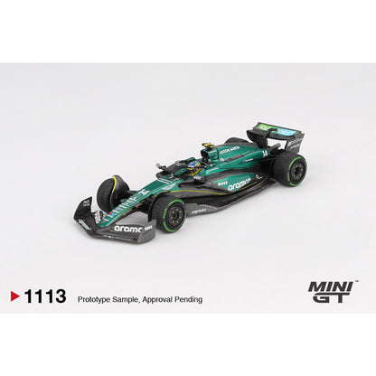 [Mocus Bán lượt mua trước] Sắp ra mắt tháng 12 2025 Mô hình xe Mini GT 1:64 Aston Martin F1 Amr24  #1113 #1114