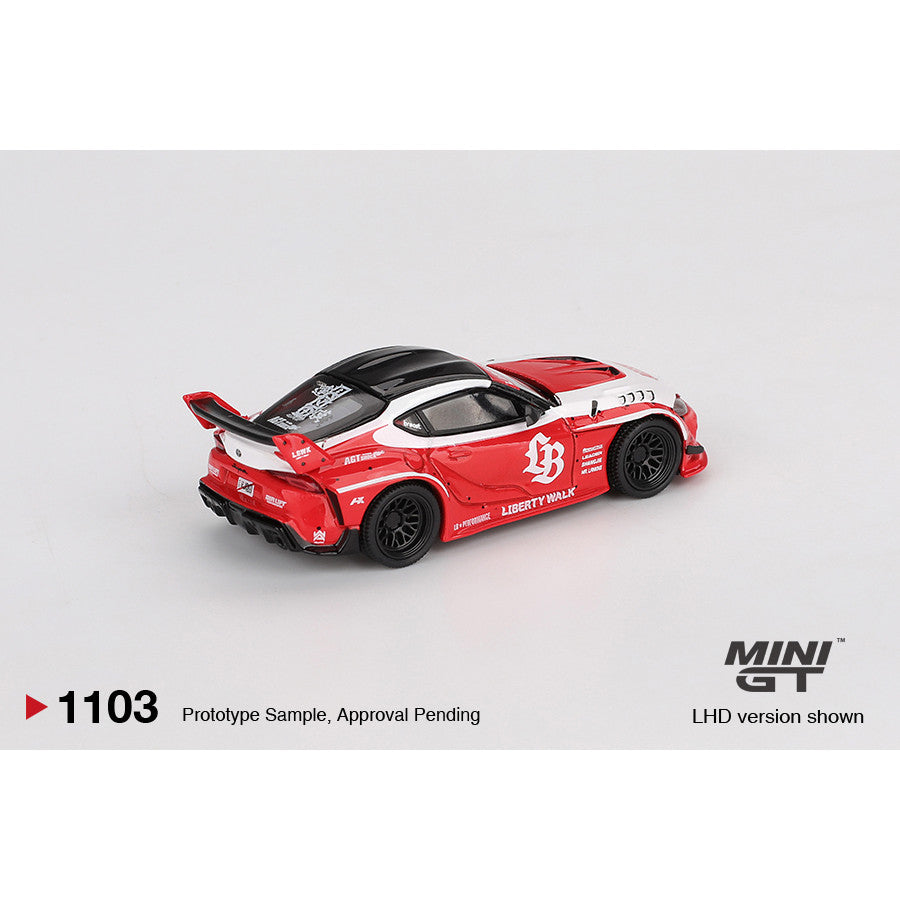 [Mocus Bán lượt mua trước] Sắp ra mắt tháng 12 2025 Mô hình xe Mini GT 1:64 Toyota TOYOTA Gr Supra Subaru LB  MGT01103