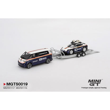 [Mocus Bán lượt mua trước] Sắp ra mắt tháng 12 2025 Mô hình xe Mini GT 1:64 Volkswagen BUZZ Porsche 911 Dakar MGTS0019