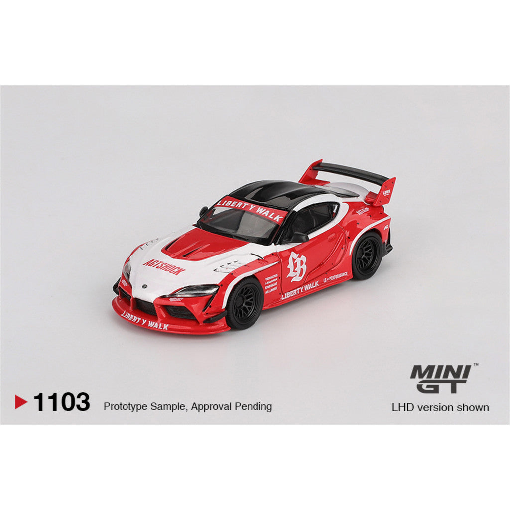 [Mocus Bán lượt mua trước] Sắp ra mắt tháng 12 2025 Mô hình xe Mini GT 1:64 Toyota TOYOTA Gr Supra Subaru LB  MGT01103