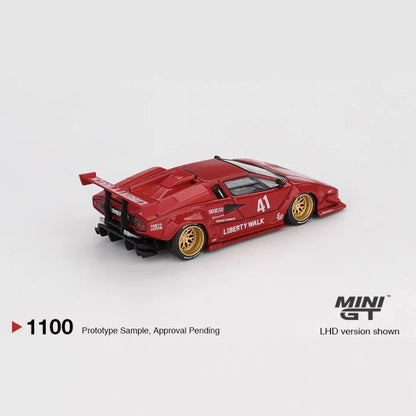 [Mocus Bán lượt mua trước] Sắp ra mắt tháng 01/2026 mô hình xe Mini GT 1:64 Lamborghini Countach LB-WORKS MGT01100