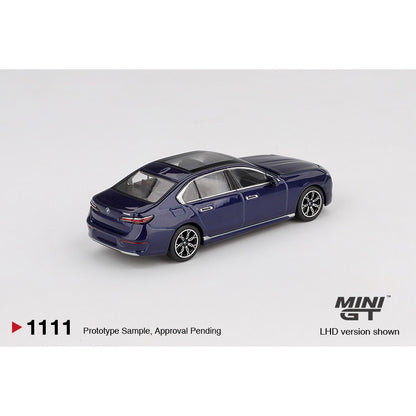 [Mocus Bán lượt mua trước] Sắp ra mắt tháng 12 2025 Mô hình xe Mini GT 1:64 BMW I7 Xdrive 60 MGT01111