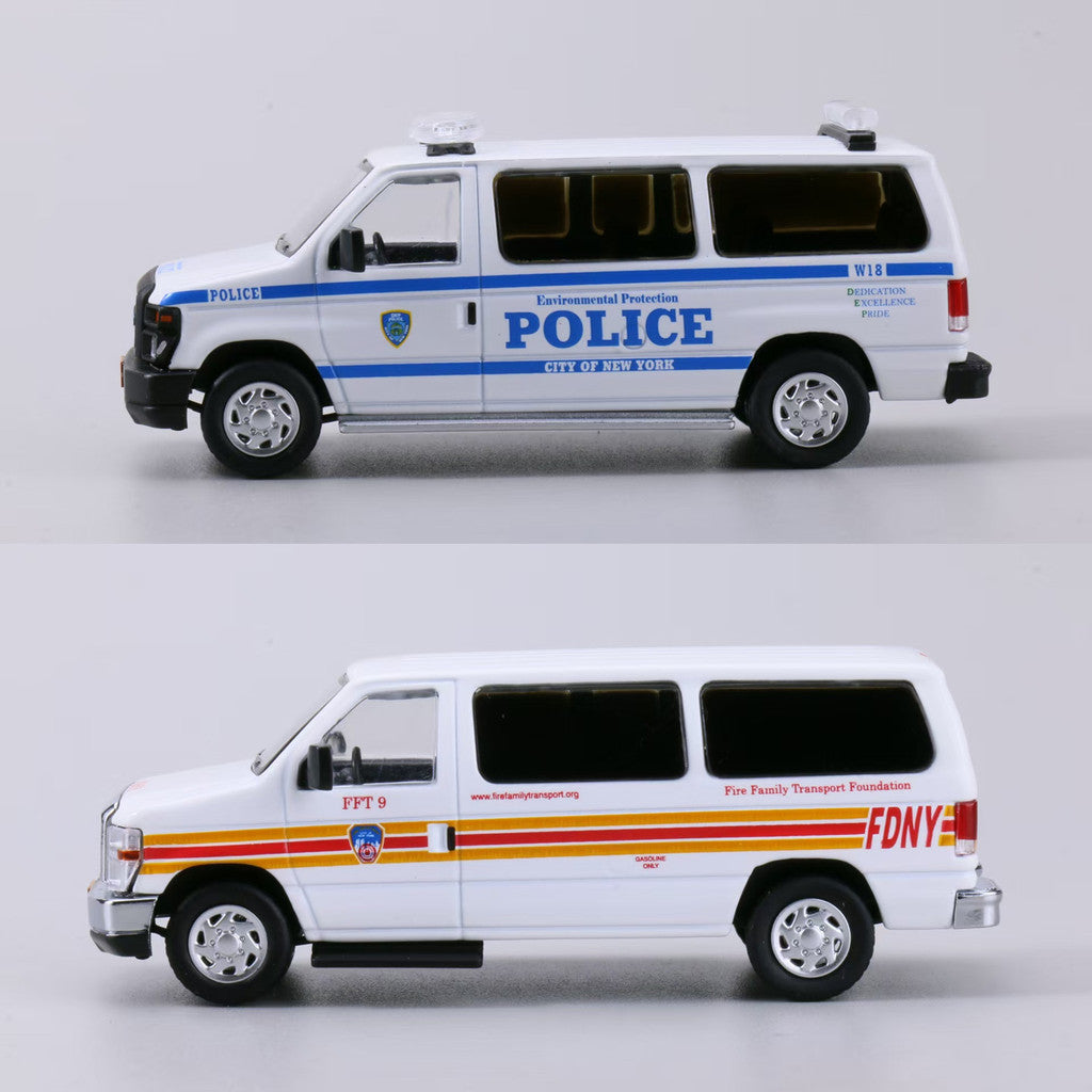 Mô hình xe 596 1:64 Xe Van Van New York