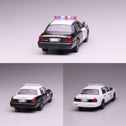 Mô hình xe 596 1:64  Ford Victoria Xe Cảnh Sát California, Lousiana, Texas