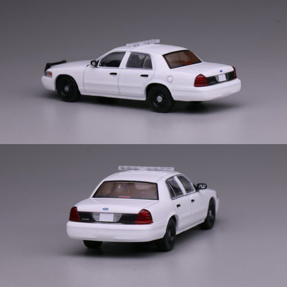 Mô hình xe 596 1:64 Xe Cảnh Sát Mỹ Ford Victoria CV Xe Cơ Bắp Cổ Điển