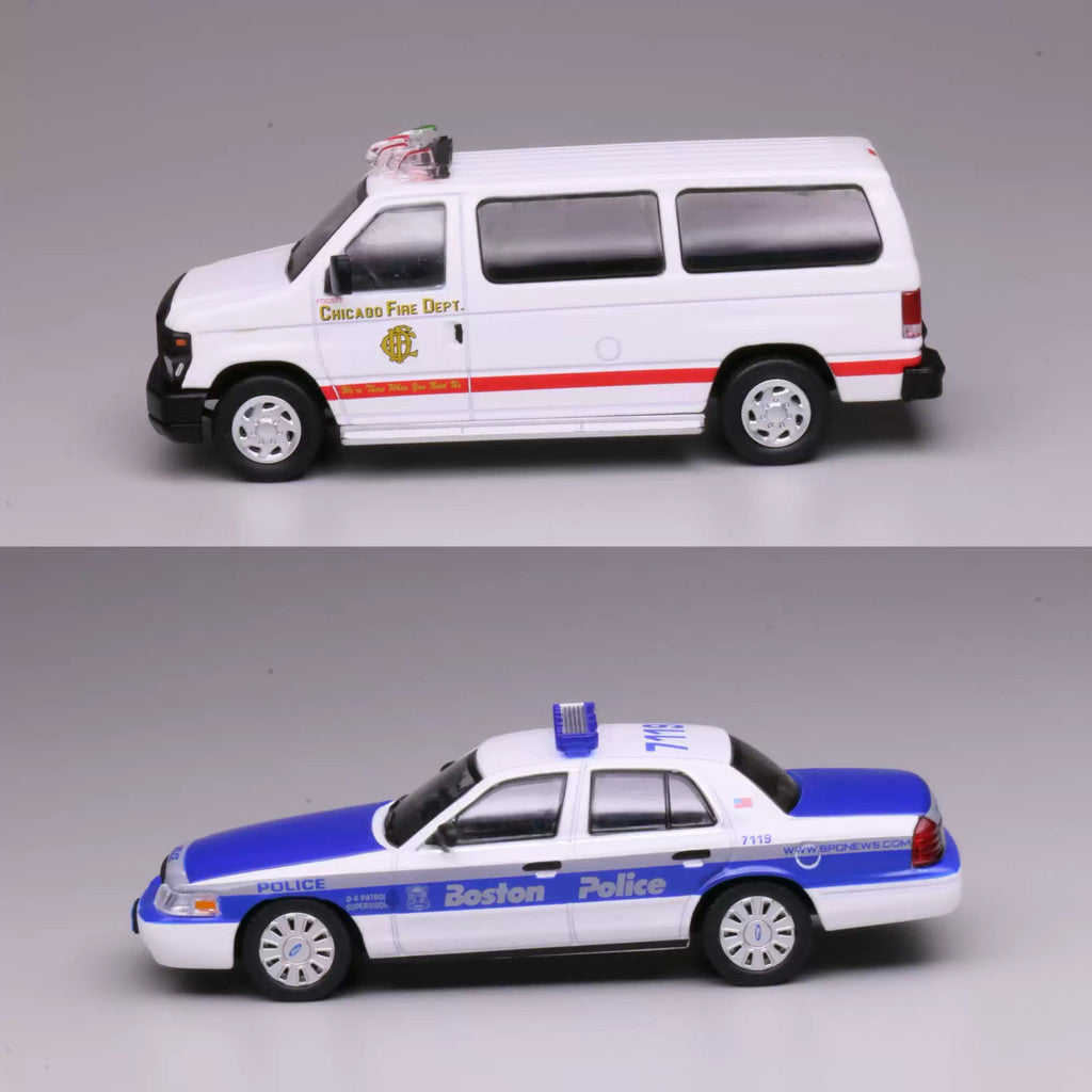 Mô hình xe 596 1:64 Ford E350 Van Victoria CV