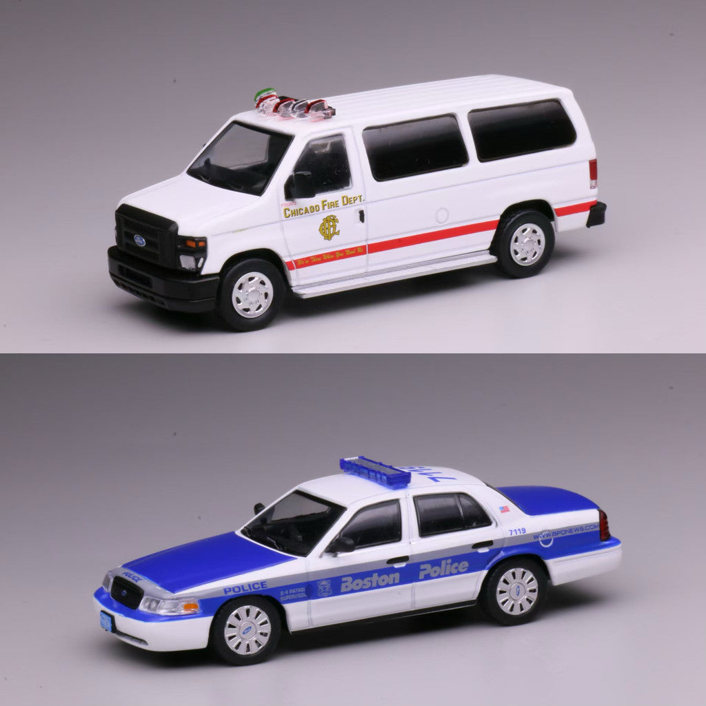 Mô hình xe 596 1:64 Ford E350 Van Victoria CV