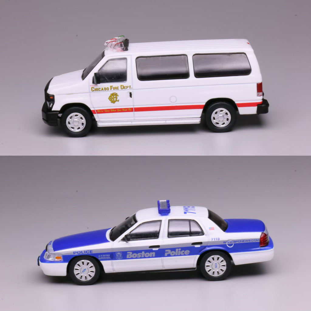 Mô hình xe 596 1:64 Ford E350 Van Victoria CV