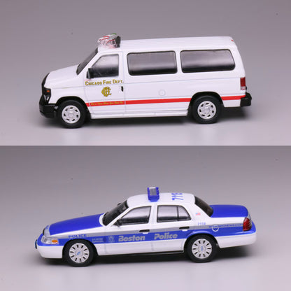 Mô hình xe 596 1:64 Ford E350 Van Victoria CV