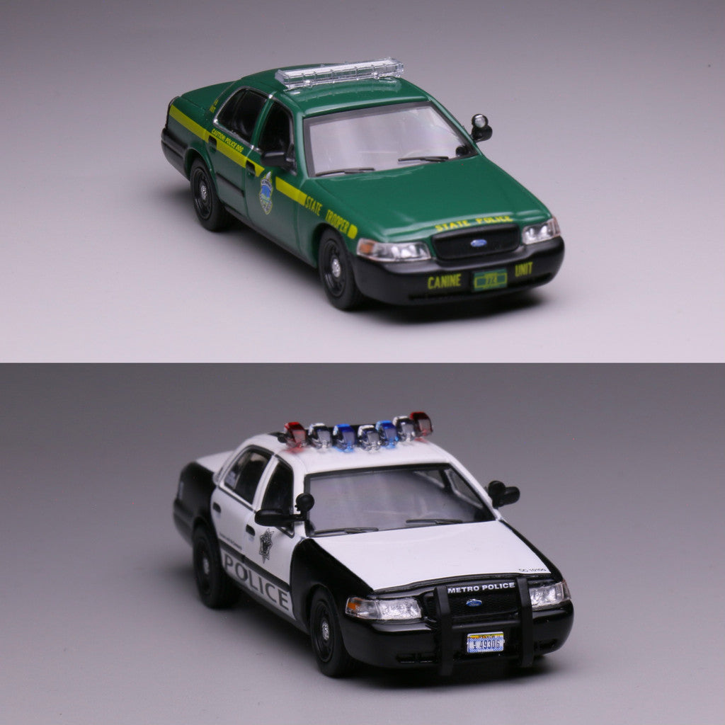 Mô hình xe 596 1:64 Xe Cảnh Sát Ford Victoria Crown CV
