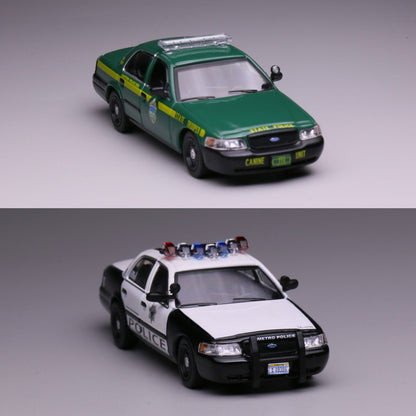 Mô hình xe 596 1:64 Xe Cảnh Sát Ford Victoria Crown CV