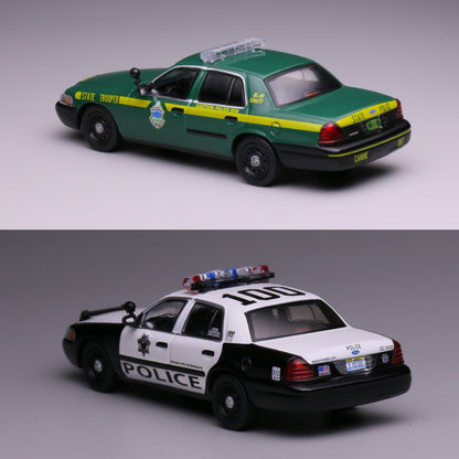 Mô hình xe 596 1:64 Xe Cảnh Sát Ford Victoria Crown CV